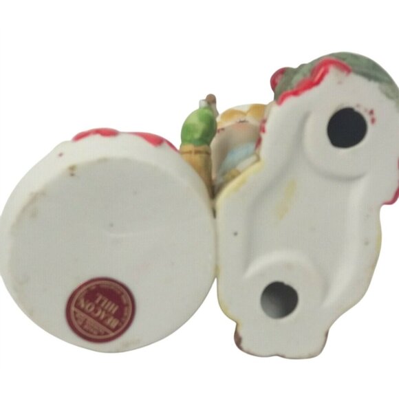 Vintage Votive Candle Holder Girl Figurine Beacon Hill Ceramic Christmas Decor - Picture 7 of 8